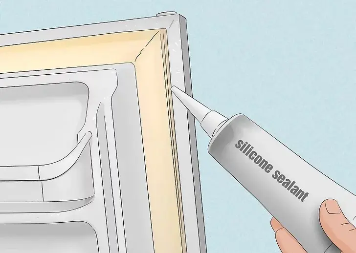ترک های جزئی یک واشر قدیمی را با درزگیر سیلیکونی برطرف کنید
